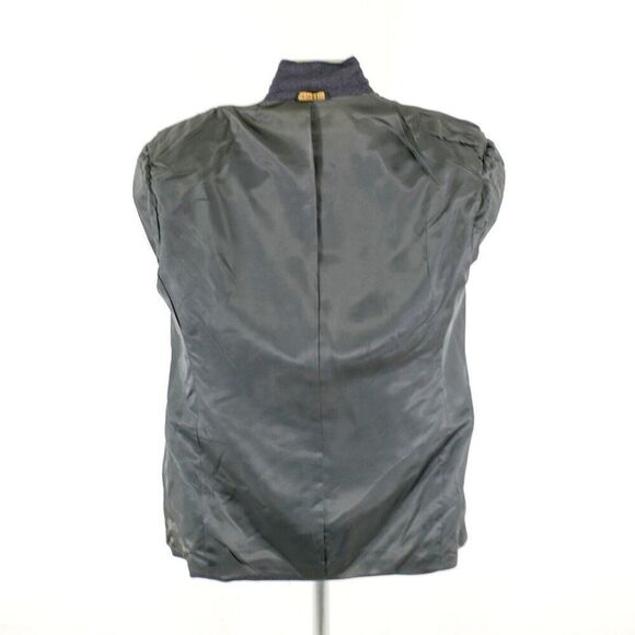 Austin Reed Flannel Wool Gray Peak‎ Lapel Double Breasted Blazer 42R Dillard's - Picture 15 of 15